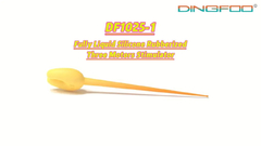 Dingfoo Sex Toy Factory DF1025-1 Stimulator Tiga Motor Karet Silikon Berkualitas