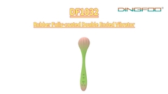 Dingfoo Sex Toy Factory DF1032 Karet Full Coated Double Ended Vibrator